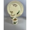 RARO SET da FUMO VINTAGE 4 pz MAIOLICA Ceramiche Fiorentine ANNI '50 MID CENTURY