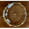 GRANDE BOWL Sheratonn SILVERPLATE LUCITE DESIGN P. Spagnolo CENTROTAVOLA ANNI 70