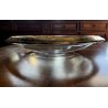 GRANDE BOWL Sheratonn SILVERPLATE LUCITE DESIGN P. Spagnolo CENTROTAVOLA ANNI 70