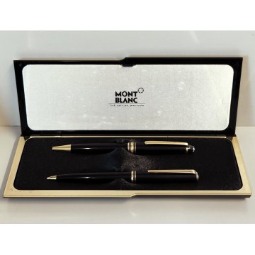 Montblanc Meisterstuck CLASSIC Nero Oro PENNA SFERA MATITA vintage BALLPOINT PEN