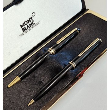 Montblanc Meisterstuck CLASSIC Nero Oro PENNA SFERA MATITA vintage BALLPOINT PEN