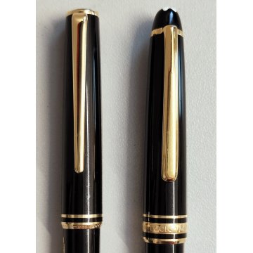 Montblanc Meisterstuck CLASSIC Nero Oro PENNA SFERA MATITA vintage BALLPOINT PEN