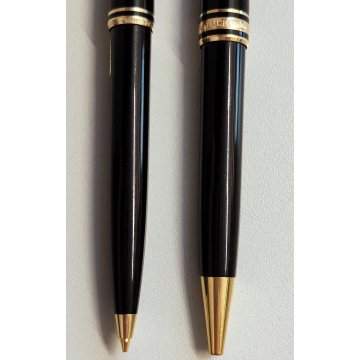 Montblanc Meisterstuck CLASSIC Nero Oro PENNA SFERA MATITA vintage BALLPOINT PEN