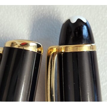 Montblanc Meisterstuck CLASSIC Nero Oro PENNA SFERA MATITA vintage BALLPOINT PEN