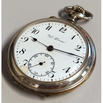 Lotto 3pz ANTICO OROLOGIO TASCA Geneve Swiss El Dose EPOCA 900 Old Pocket Watch