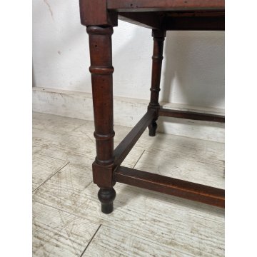 ANTICA SEDIA SCHIENALE DOPPIO AD ANGOLO LEGNO NOCE epoca 1800 OLD chair