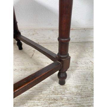 ANTICA SEDIA SCHIENALE DOPPIO AD ANGOLO LEGNO NOCE epoca 1800 OLD chair