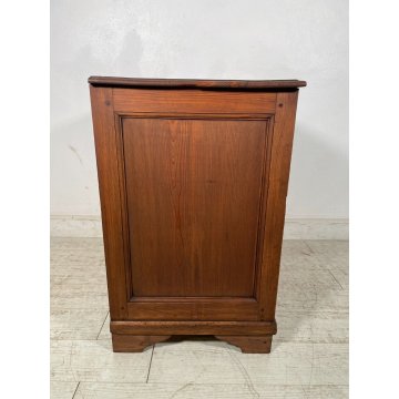 ANTICA PICCOLA CREDENZA LEGNO ABETE epoca '800 DISPENSA MADIA MOBILE OLD SALOTTO