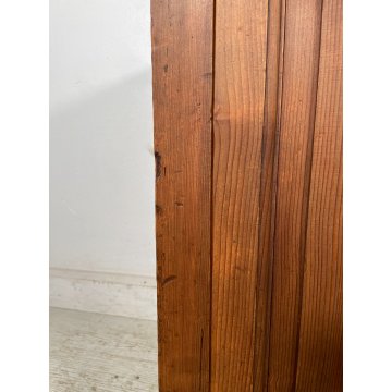 ANTICA PICCOLA CREDENZA LEGNO ABETE epoca '800 DISPENSA MADIA MOBILE OLD SALOTTO