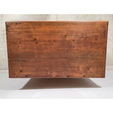 ANTICA PICCOLA CREDENZA LEGNO ABETE epoca '800 DISPENSA MADIA MOBILE OLD SALOTTO