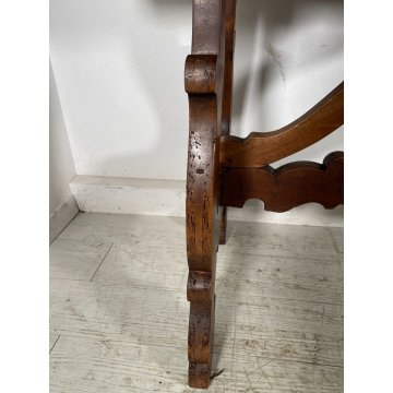 ANITCO GRANDE TAVOLO FRATINO epoca 1600 LEGNO NOCE RETTANGOLO CONSOLLE TABLE OLD