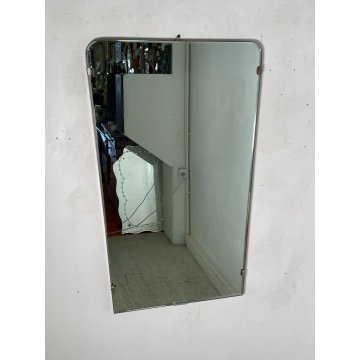 SPECCHIO DA PARETE Design VINTAGE SPECCHIERA ANNI '60 MIRROR LEGNO RETTANGOLARE