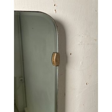 SPECCHIO DA PARETE Design VINTAGE SPECCHIERA ANNI '60 MIRROR LEGNO RETTANGOLARE