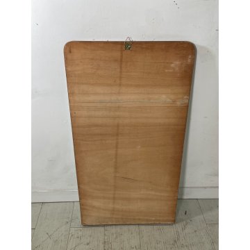 SPECCHIO DA PARETE Design VINTAGE SPECCHIERA ANNI '60 MIRROR LEGNO RETTANGOLARE