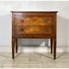 ANTICO PICCOLO COMÒ STILE DIRETTORIO PRIMI 1900 LEGNO NOCE CASSETTONE CAMERA OLD