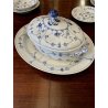 SERVIZIO PIATTI 6 Pers. 24 Pz. Blue Fluted Plain ROYAL COPENHAGEN DANIMARCA '50s