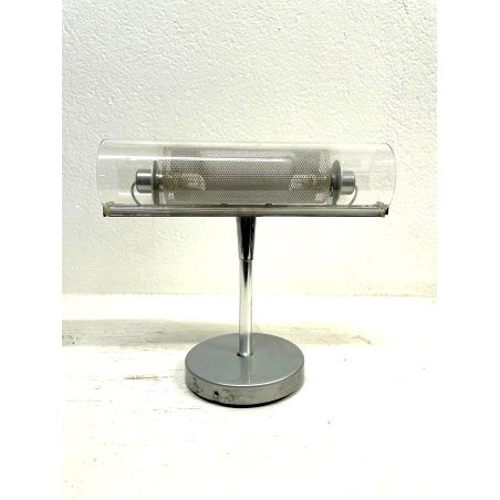 VINTAGE APPLIQUE PARETE Artemide Mod. Acheo DESIGNG G.F. Frattini GRIGIO '80s