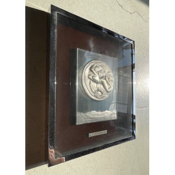 QUADRO BASSORILIEVO Salvador Dalì "Eva Spaziale" n° 1/643 SILVER 925/1000 gr 250