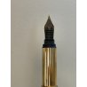 PENNA STILOGRAFICA MUST DE CARTIER SANTOS ACCIAIO ORO VINTAGE FOUNTAIN PEN PARIS