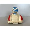 PUPAZZO GOMMA VINTAGE Snoopy  Roadster CAR RUBBERTOY MADE in BRAZIL 1966
