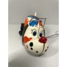CANE GIOCATTOLO LATTA VINTAGE Cartoon Dog MOVIMENTO TELECOMANDO BATTERIA SCATOLA