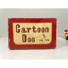 CANE GIOCATTOLO LATTA VINTAGE Cartoon Dog MOVIMENTO TELECOMANDO BATTERIA SCATOLA