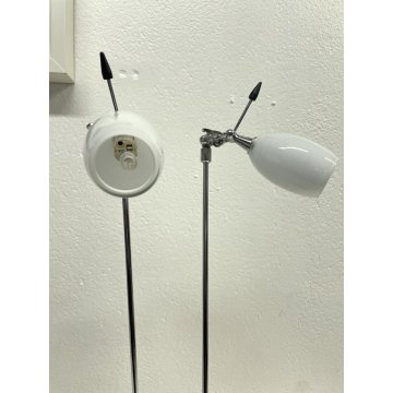 VINTAGE APPLIQUE PARETE CEILING LAMP Mod. Soave Bianco DISEGNOLUCE ALOGENA