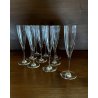SET 10 BICCHIERI FLUTE A CHAMPAGNE Dom Perignon CRISTALLO Baccarat 23,2 cm/h