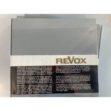 LOTTO 4 BOBINE REVOX Professional TAPE 601 PLASTICA + 1 BOBINA USATA ALLUMINIO