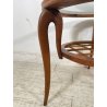 TAVOLINO da caffè PAOLO BUFFA VINTAGE ROTONDO VETRO TAVOLO LEGNO NOCE ANNI '40