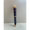 PENNA WATERMAN LADY AGATHE LUXURIOUS FOUNTAIN PEN SET ORO 18K 750 NIB F PURPLE