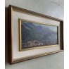 DIPINTO OLIO SERITE Elvezio Bragonzi PAESAGGIO ALPINO "Courmayeur verso sera" 73