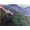 DIPINTO OLIO SERITE Elvezio Bragonzi PAESAGGIO ALPINO "Courmayeur verso sera" 73