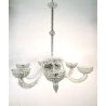 GRANDE LAMPADARIO MURANO ROSTRATO Barovier 6 BRACCI CHANDELIER ø 110 cm ANNI '30