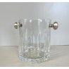 VINTAGE ICE BUCKET Iriana Christofle SECCHIELLO GHIACCIO CRISTALLO SILVERPLATED
