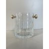 VINTAGE ICE BUCKET Iriana Christofle SECCHIELLO GHIACCIO CRISTALLO SILVERPLATED