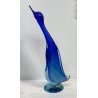 DESIGN SCULTURA OCA Archimede Seguso e Flavio Poli ANNI 50 VETRO MURANO BLU GLAS