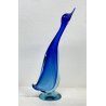 DESIGN SCULTURA OCA Archimede Seguso e Flavio Poli ANNI 50 VETRO MURANO BLU GLAS