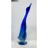 DESIGN SCULTURA OCA Archimede Seguso e Flavio Poli ANNI 50 VETRO MURANO BLU GLAS