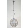 LAMPADARIO DESIGN VETRO MURANO 1970 FERRO LAMPADA SOFFITTO ANNI 70 VINTAGE LAMP