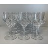 LOTTO 12 BICCHIERE CALICE VINO CRISTALLO Peill&Putzler Romana 1142 - 14 cm/h 60s