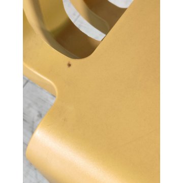 SET 8 SEDIE GIALLE PLASTICA DA ESTERNO SEDIA DESIGN NARDI TRILL ARMCHAIR YELLOW