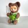 GIOCATTOLO LATTA VINTAGE WIND UP My Baby Bear TIN/PLASTIC TOY 13 cm/h JAPAN 60's
