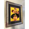 DIPINTO OLIO TELA Remo Brindisi MATERNITA' ARTE MODERNA CONTEMPORANEA 1976