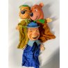 MARIONETTE  Yoghi Bubu Ranger Smith Hanna&Barbera LEDRA COLLEZIONE VINTAGE '60