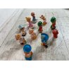 LOTTO 11 PUPAZZO GOMMA VINILE ASSORTITI VINTAGE FIGURE BABY BOY CHICCO '60 '70