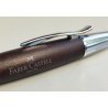 PENNA SFERA Faber-Castell E-MOTION WOOD Moka Chrome VINTAGE BROWN BALLPOINT PEN
