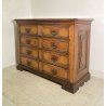ANTICO COMÒ CANTERANO SECRETAIRE LEGNO NOCE 5 CASSETTI 700 PIEMONTESE CASSETTONE