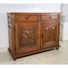 ANTICA CREDENZA LEGNO NOCE 1800 PIEMONTESE RUSTICA DISPENSA SALA ARTE POVERA