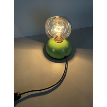 LAMPADA TAVOLO Targetti  SANKEY VINTAGE TABLE LAMP GREEN APPLE ABATJOUR ANNI '70
